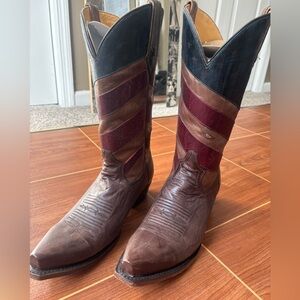 NEW* Roper Multicolor Leather Cowboy Boots